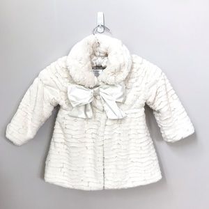 Widgeon faux fur holiday coat